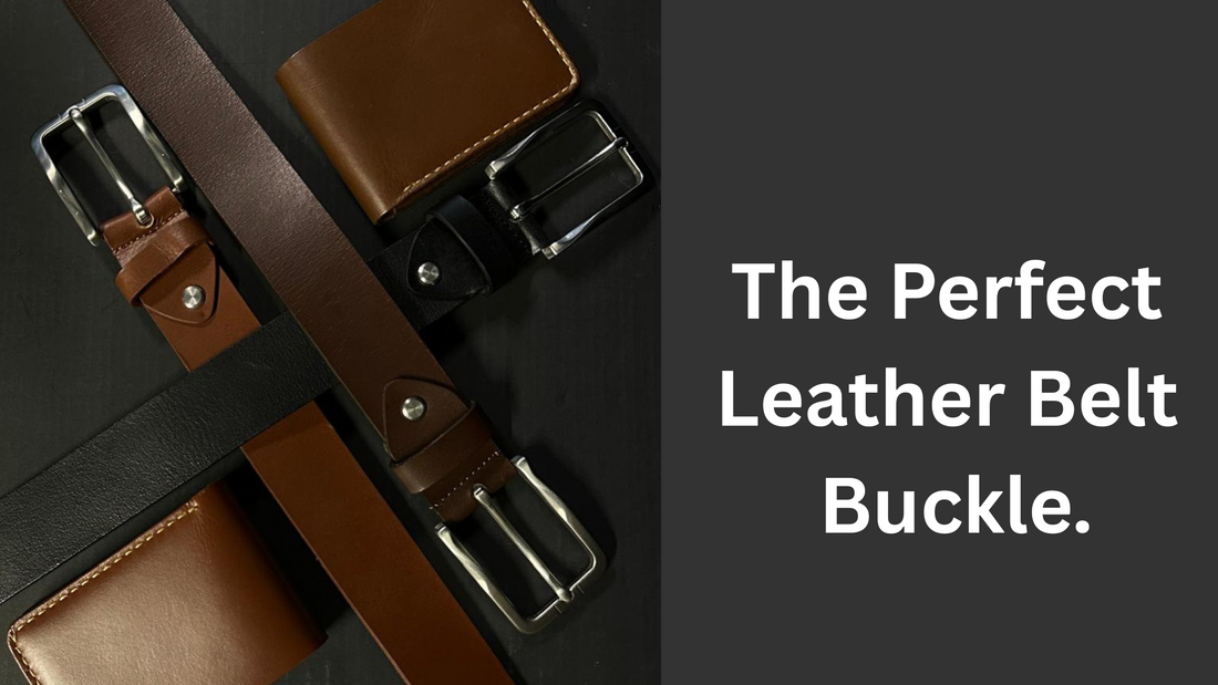 the perfect leather belt buckle