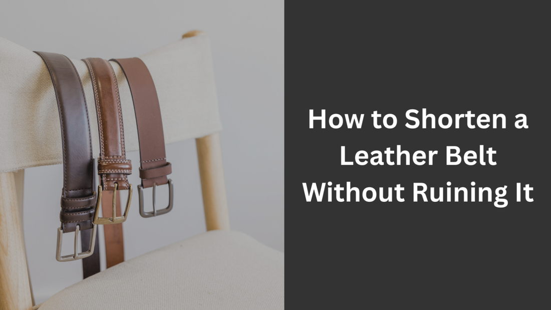 how to shorten a leather belt
