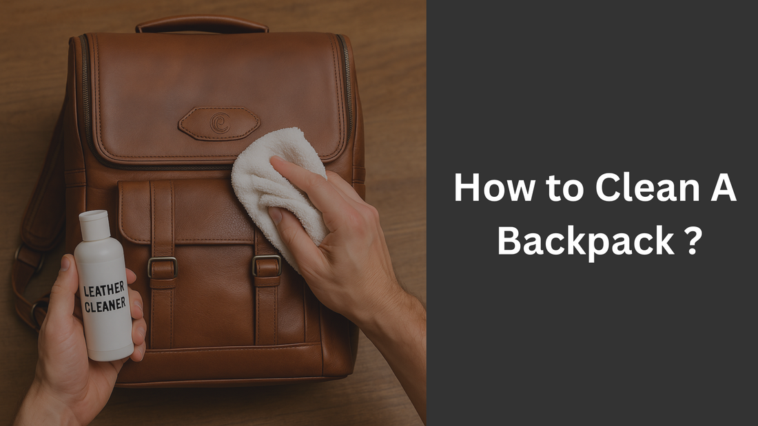 how to clean a backpack