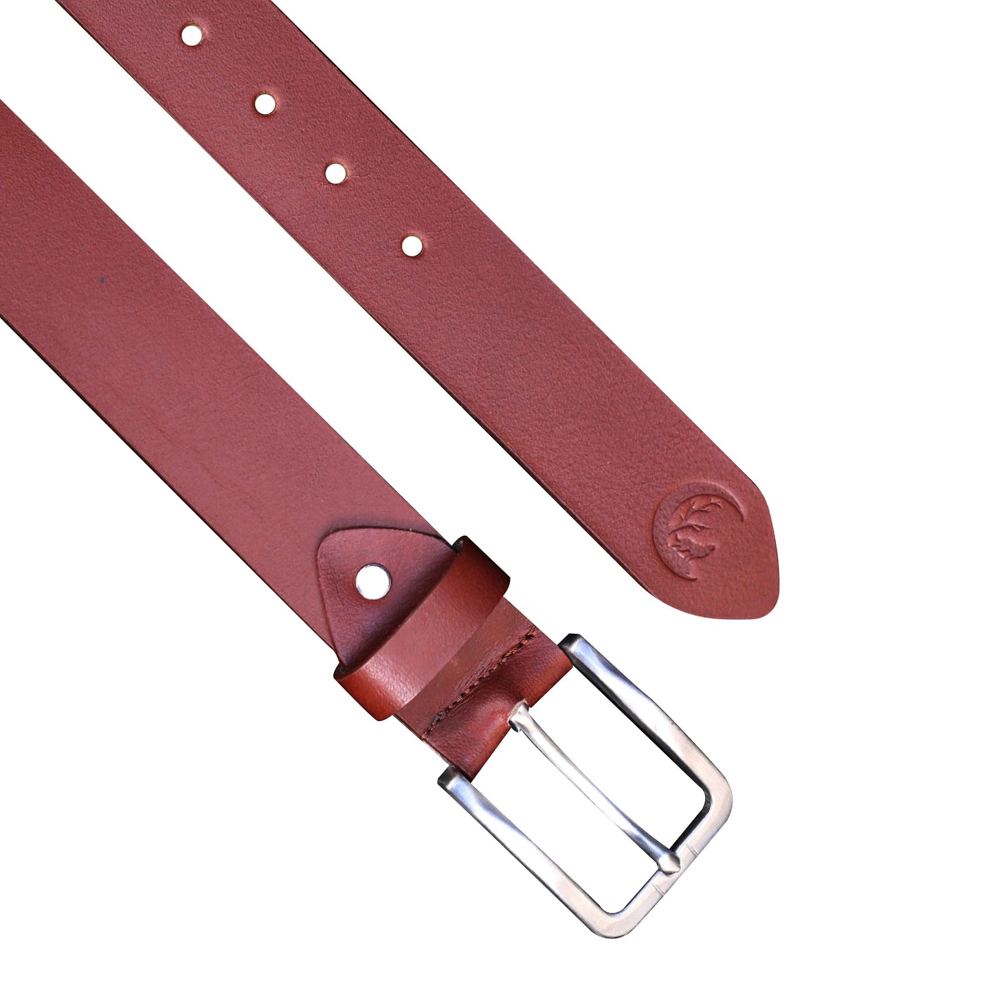 Epoch Tan Brown Leather Belt