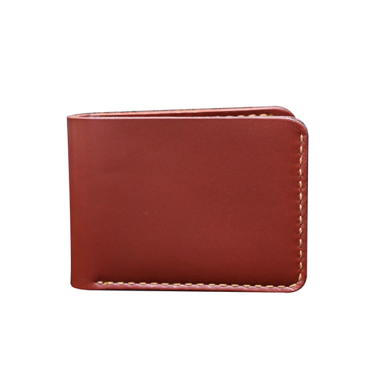bi fold wallet brown
