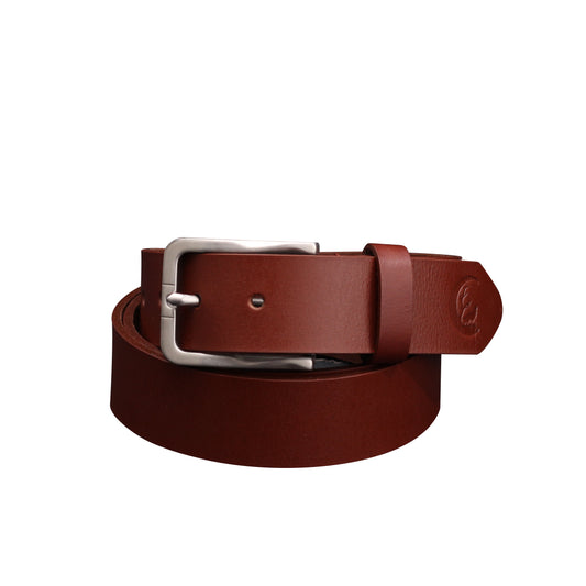 brown leather belt for men