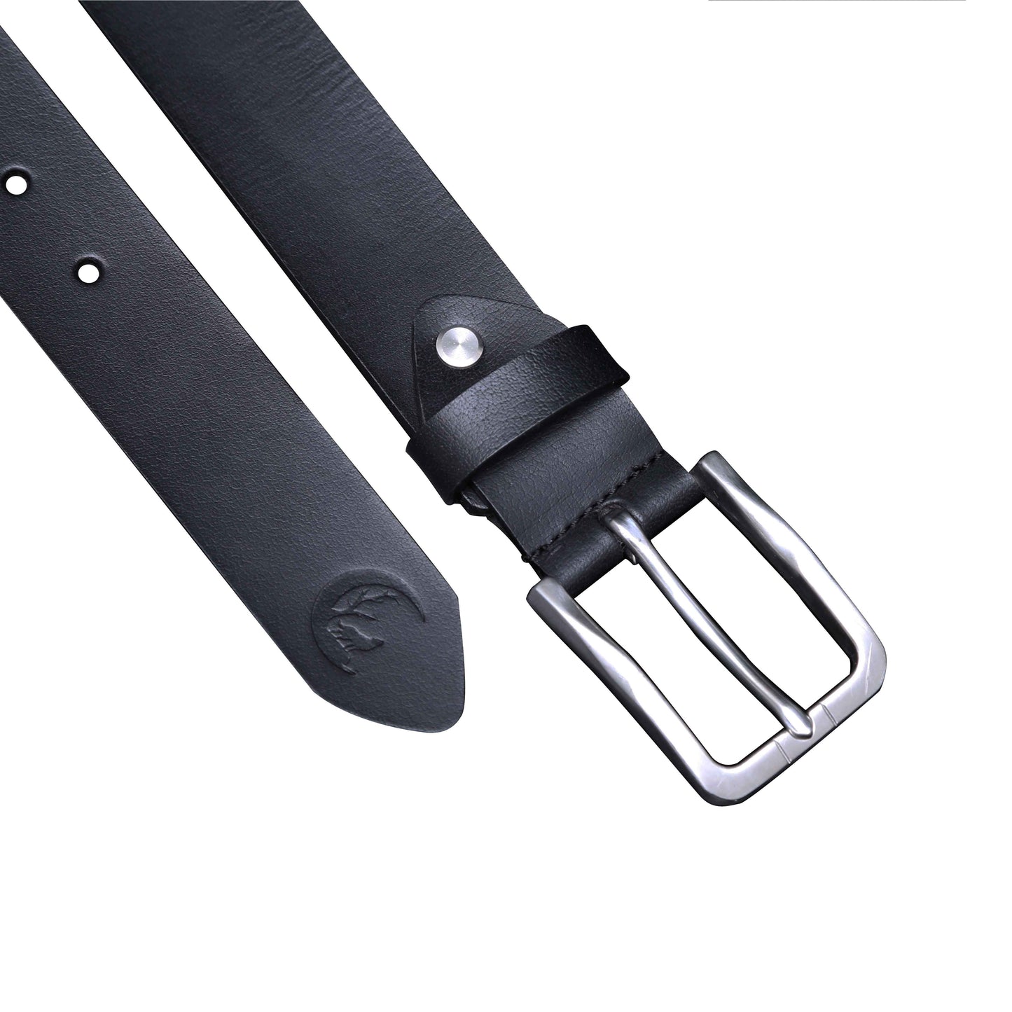 Nocturne  Black Leather Belt