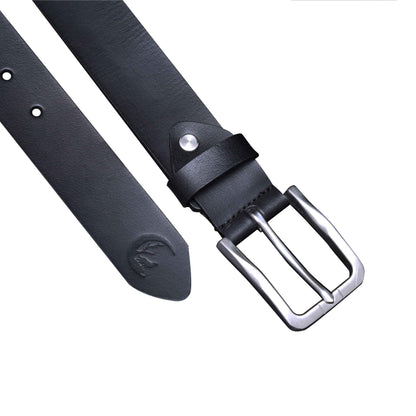 Nocturne  Black Leather Belt