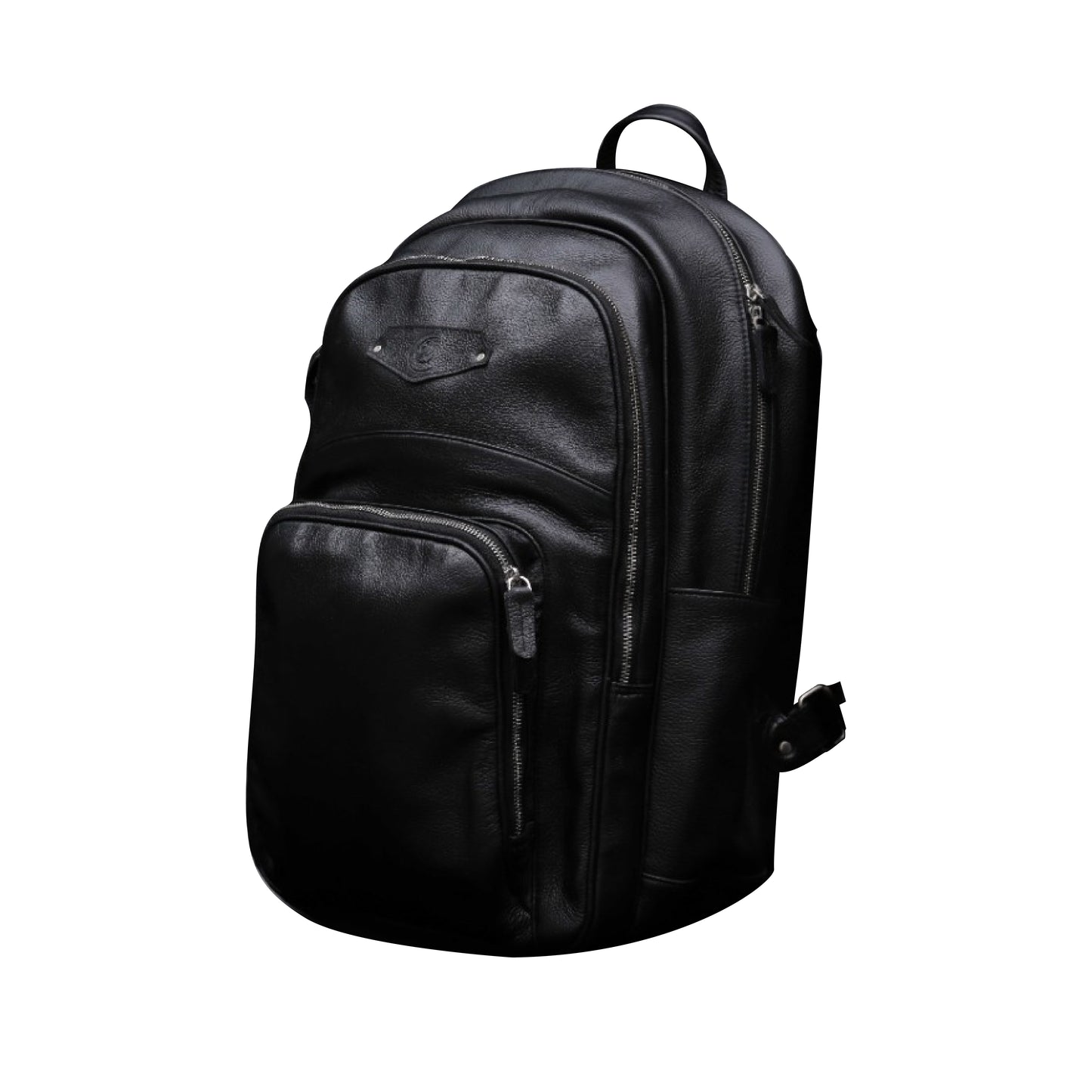 leather backpack black 02