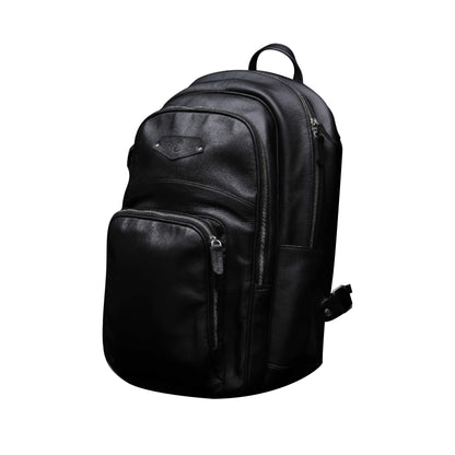 leather backpack black 02