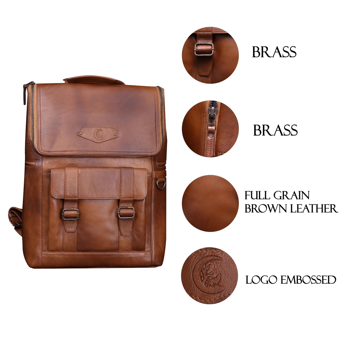 leather backpack brown 05