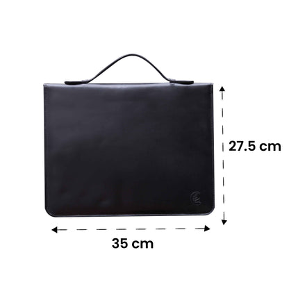 leather laptop planner black 03